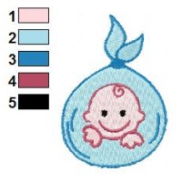 Baby Traveler Embroidery Design